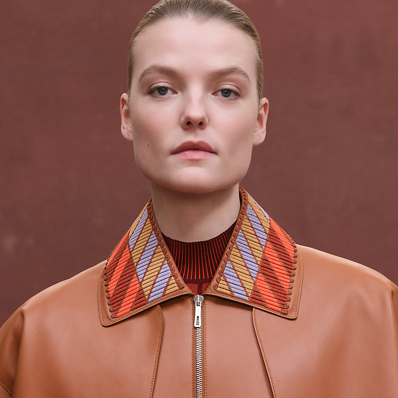 コート 刺繍入り - マロン | Hermès - エルメス-公式サイト