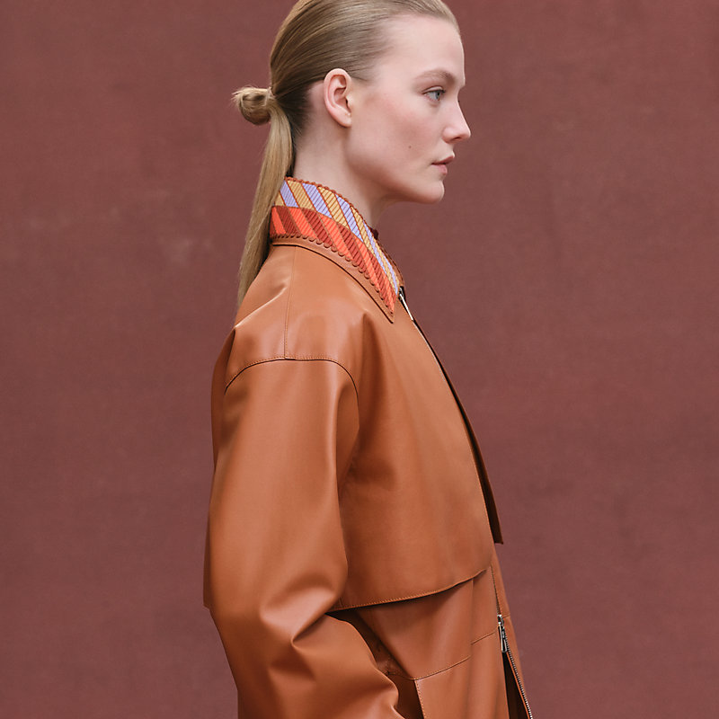 コート 刺繍入り - マロン | Hermès - エルメス-公式サイト