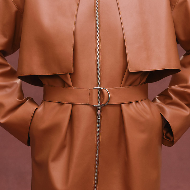 コート 刺繍入り - マロン | Hermès - エルメス-公式サイト