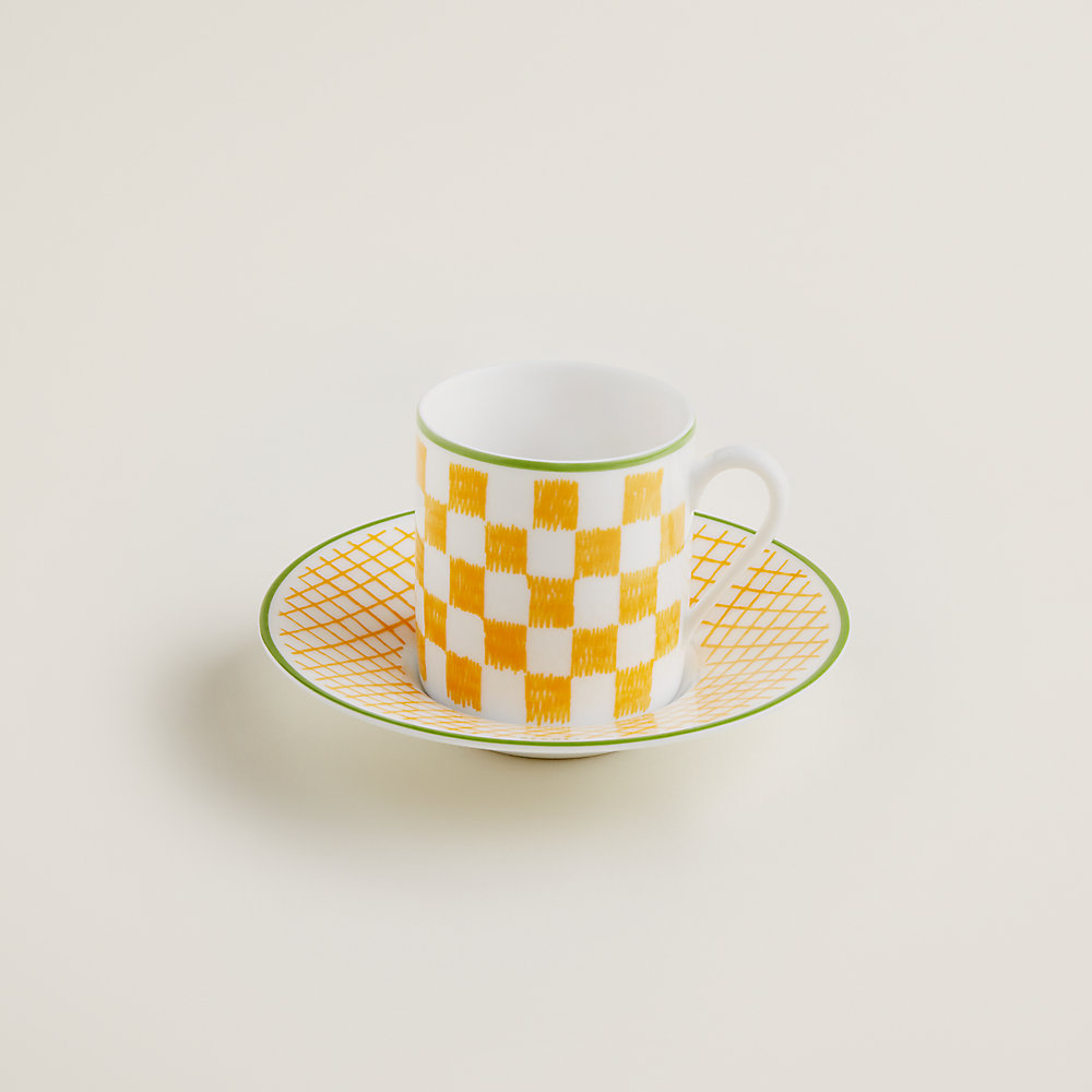 コーヒーカップ&ソーサー 〈ウォーク イン ザ ガーデン〉 | Hermès コーヒーカップ&ソーサー 〈ウォーク イン ザ ガーデン〉 | Hermès