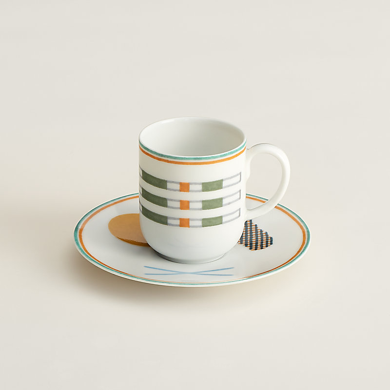 コーヒーカップ&ソーサー 〈ソー・エルメス〉 | Hermès コーヒーカップ&ソーサー 〈ソー・エルメス〉 | Hermès