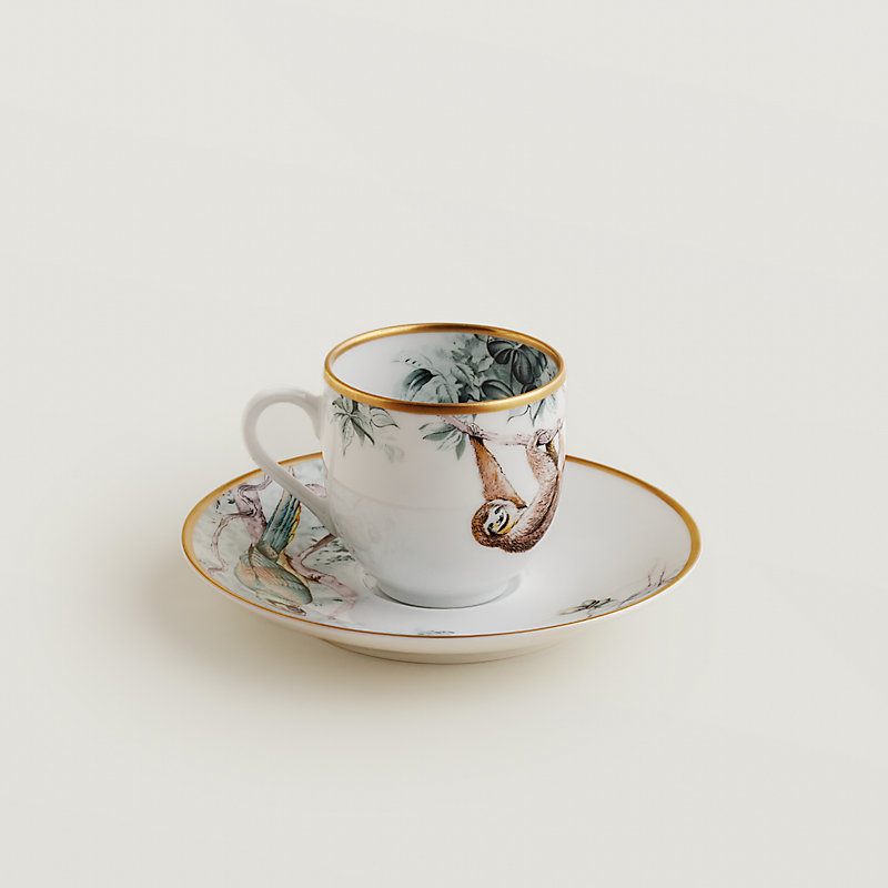 コーヒーカップ&ソーサー 〈赤道直下のスケッチ〉 | Hermès コーヒーカップ&ソーサー 〈赤道直下のスケッチ〉 | Hermès