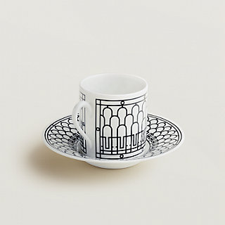 コーヒーカップ＆ソーサー 〈Hデコ〉 | Hermès - エルメス-公式サイト