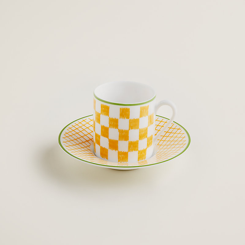 コーヒーカップ＆ソーサー 〈ウォーク イン ザ ガーデン〉 | Hermès