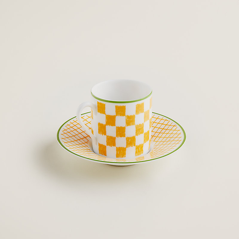 コーヒーカップ＆ソーサー 〈ウォーク イン ザ ガーデン〉 | Hermès 