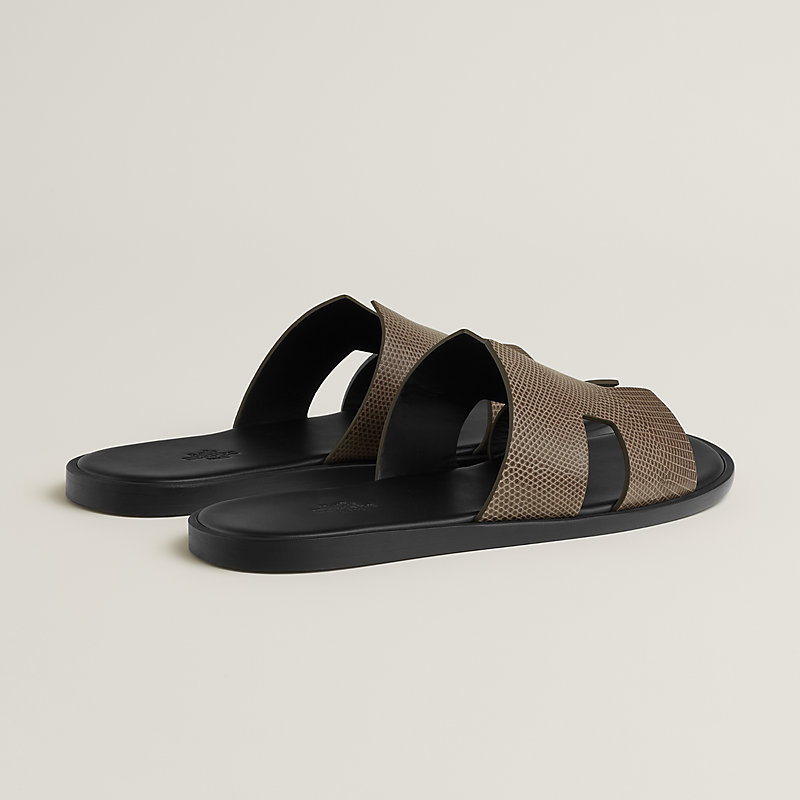 HERMES イズミール サンダル 27.5〜28cm ダークブラウン エルメス