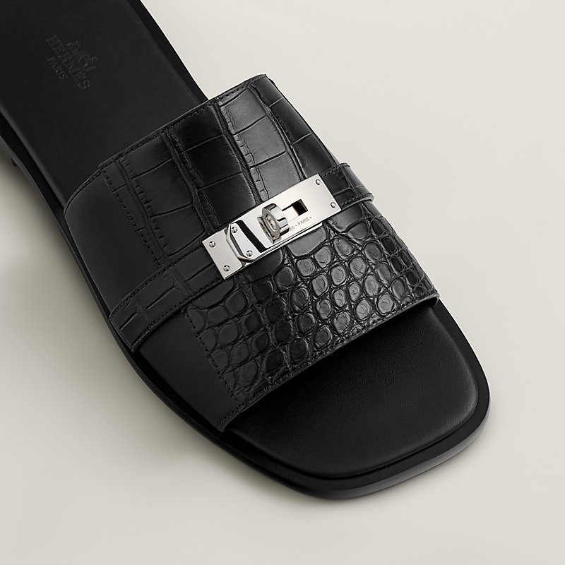 サンダル 《ガブリエル》 - ブラック | Hermès - エルメス-公式サイト