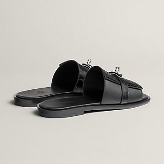 サンダル 《ガブリエル》 - ブラック | Hermès - エルメス-公式サイト