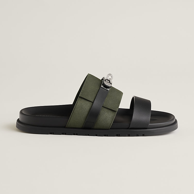サンダル 《ジャクソン》 - グリーン | Hermès - エルメス-公式サイト