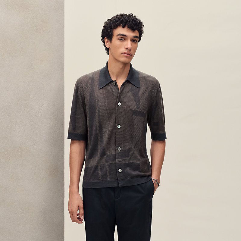最終値下げ⭐︎ 2/末に掲載終了します！HERMES 抽象デザイン ラグ シャツ 《グラン・ラルジュ》 | Hermès - エルメス-公式サイト