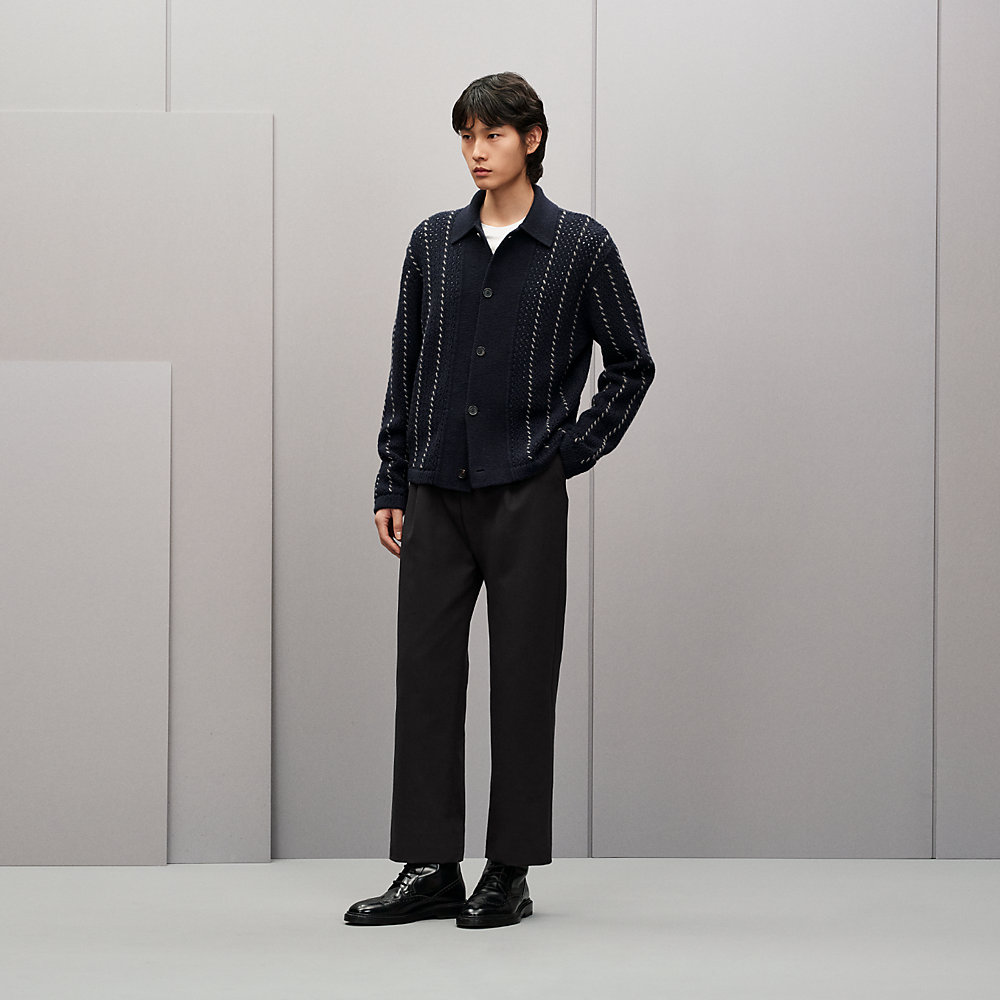 シャツ ピンストライプ サドルステッチ | Hermès - エルメス-公式サイト