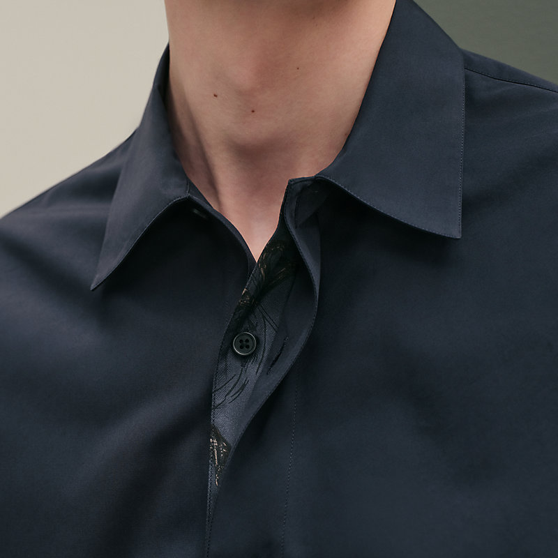 シャツ ボクシーフィット ダブルフロント - マロン - 39 | Hermès