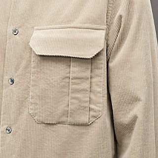 かつぼう　エルメス　メンズ　ポケットシャツ　ブルゾン　サイズ43 シャツ マチ付きポケット | Hermès - エルメス-公式サイト