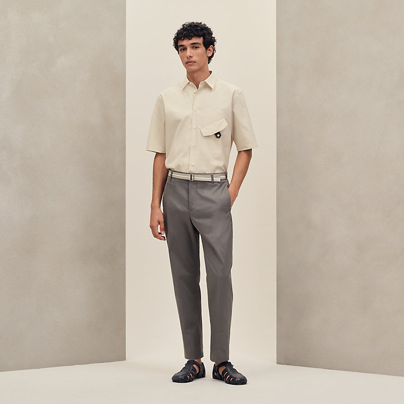 シャツ レザーディテール | Hermès - エルメス-公式サイト
