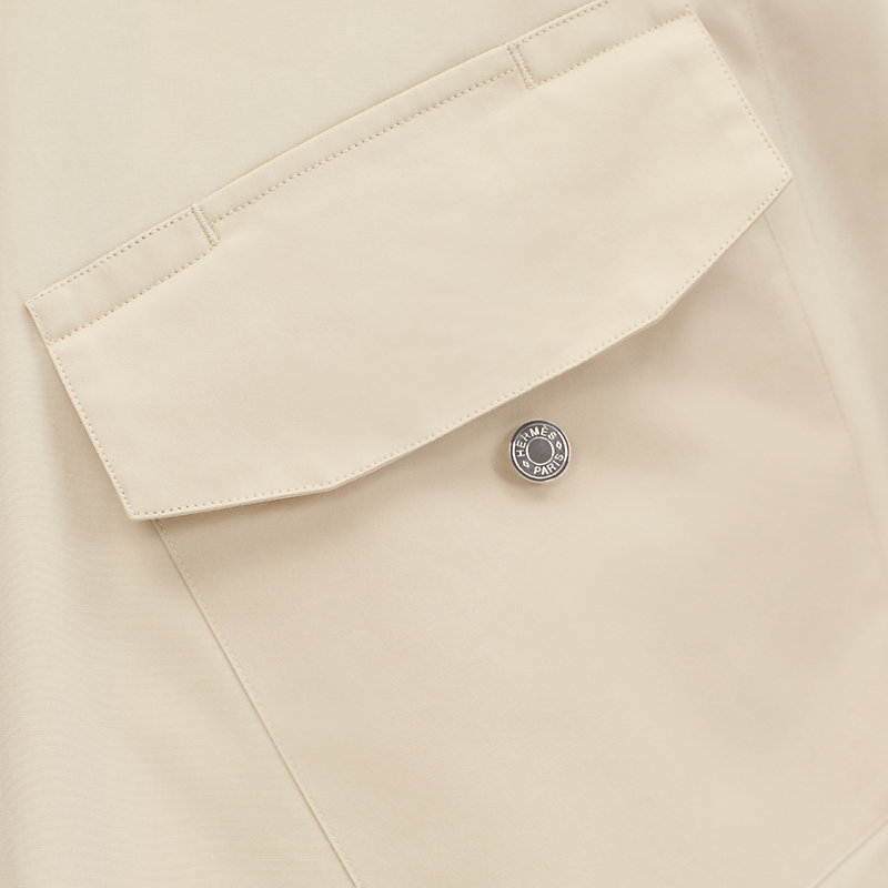 シャツ レザーディテール | Hermès - エルメス-公式サイト