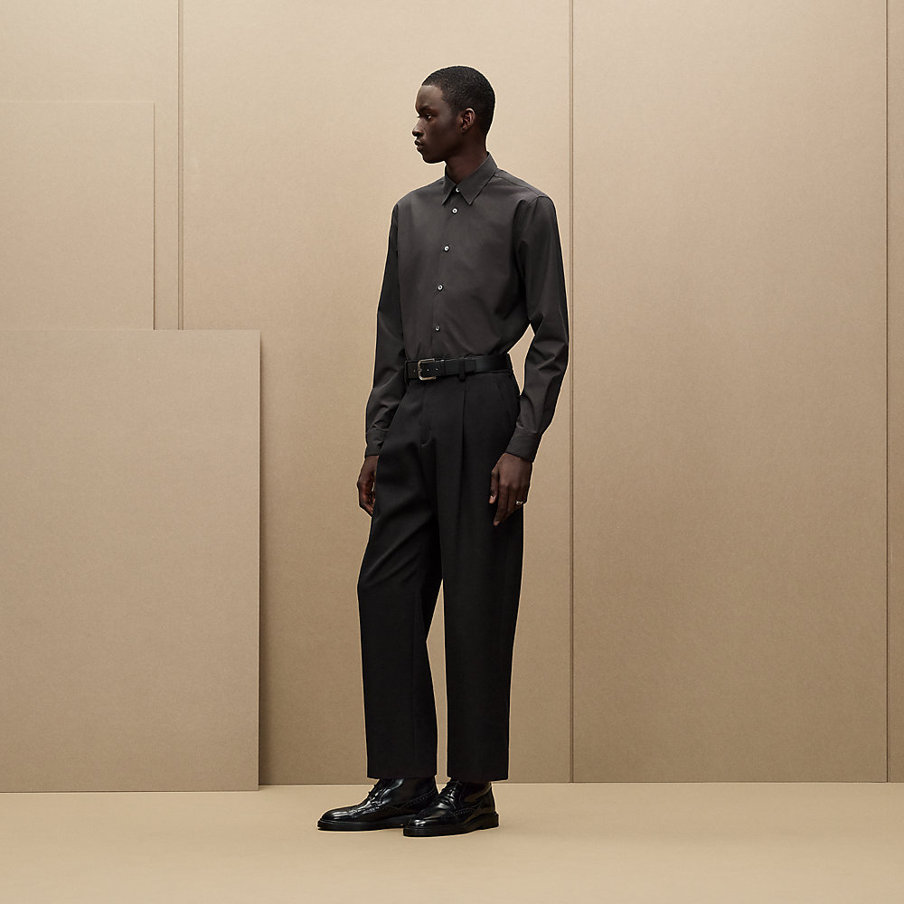 シャツ レザーディテール | Hermès - エルメス-公式サイト