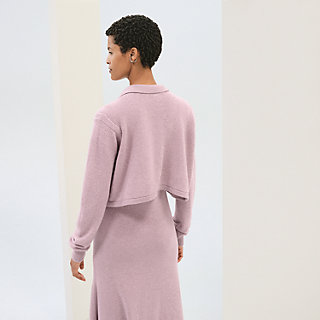 新作　シンプルで使いやすい♪HERMES　シャツカーディガン36 シャツカーディガン - ピンク | Hermès - エルメス-公式サイト