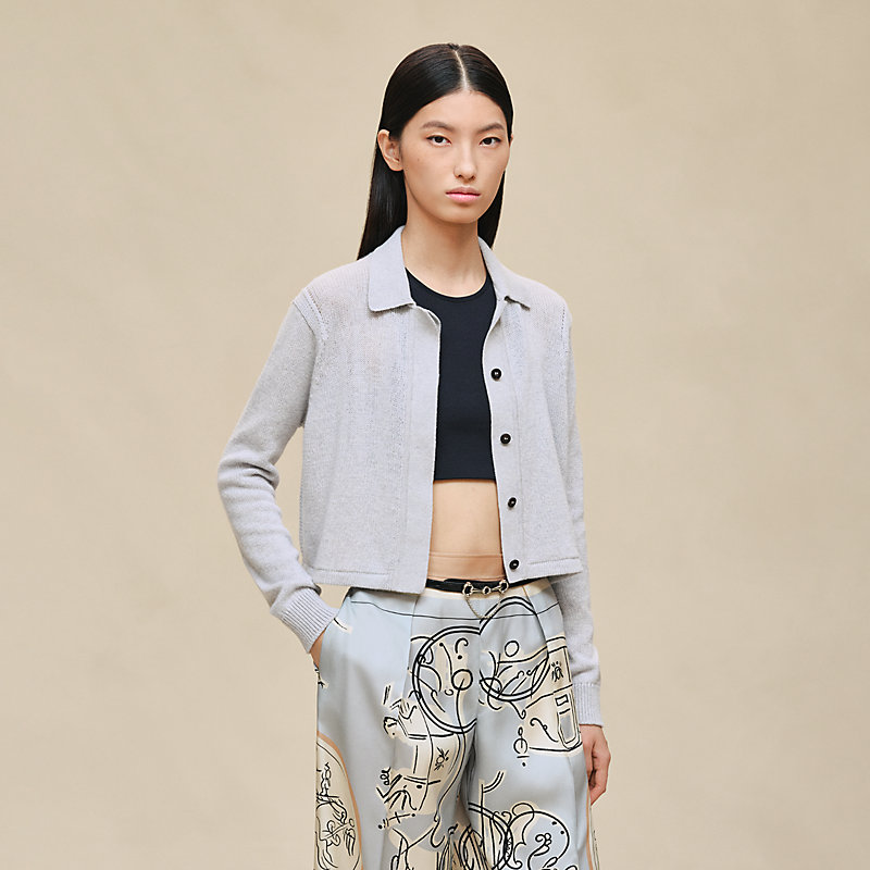 シャツショートカーディガン | Hermès - エルメス-公式サイト
