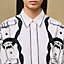 シャツドレス 《フェロヌリー・リミックス》プリント, イメージ: 着用例, worn, ビュー5の6