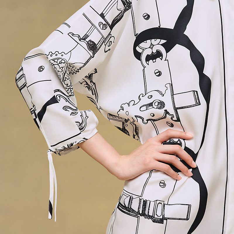 エルメス HERMES フェロヌリーリミックス 6E4627DH Tシャツ Ferronnerie Remix
