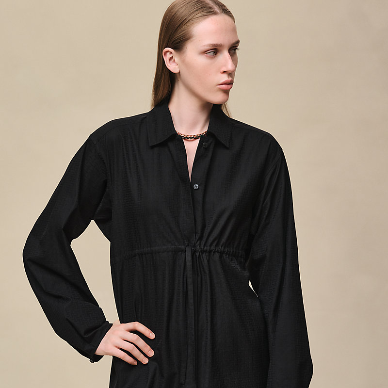 シャツドレス 《モザイク》モチーフ | Hermès - エルメス-公式サイト