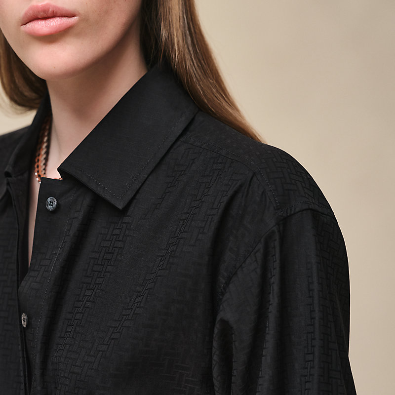 シャツドレス 《モザイク》モチーフ | Hermès - エルメス-公式サイト