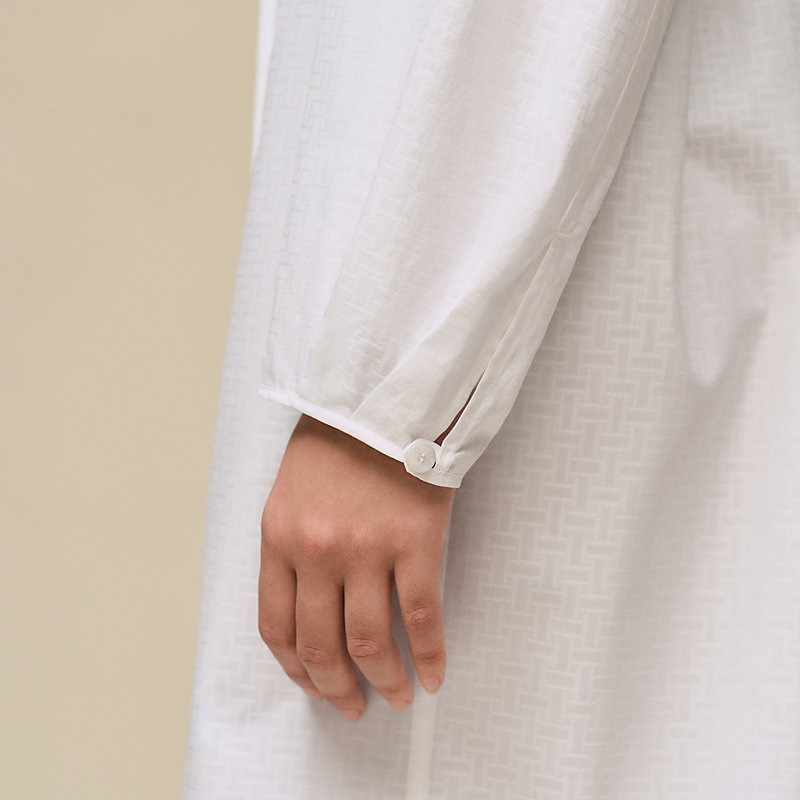 シャツドレス 《モザイク》モチーフ | Hermès - エルメス-公式サイト