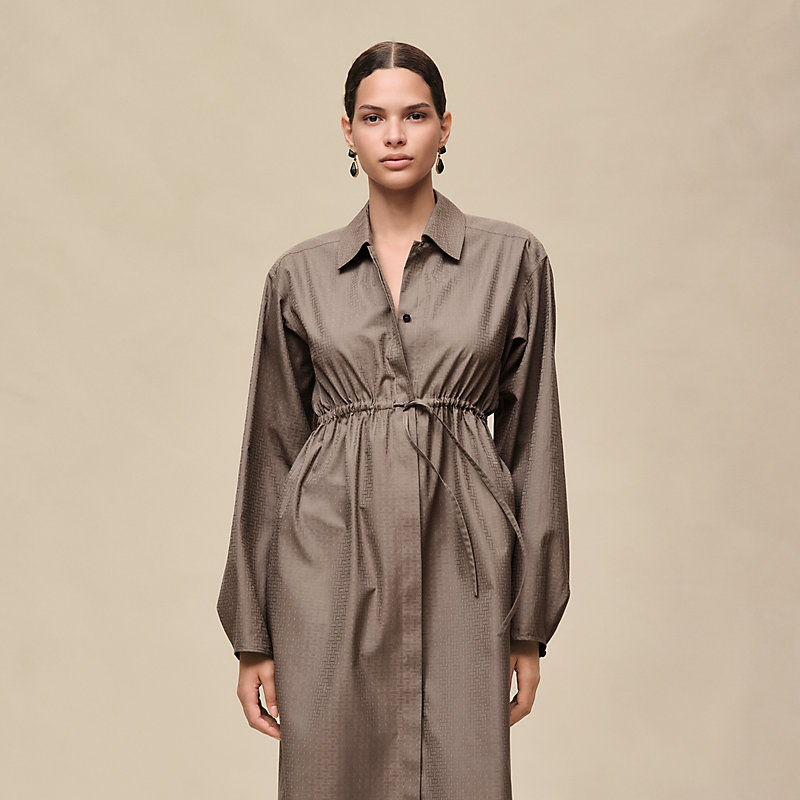 シャツドレス 《モザイク》モチーフ | Hermès - エルメス-公式サイト