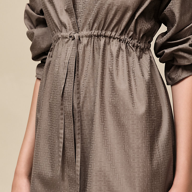 シャツドレス 《モザイク》モチーフ | Hermès - エルメス-公式サイト