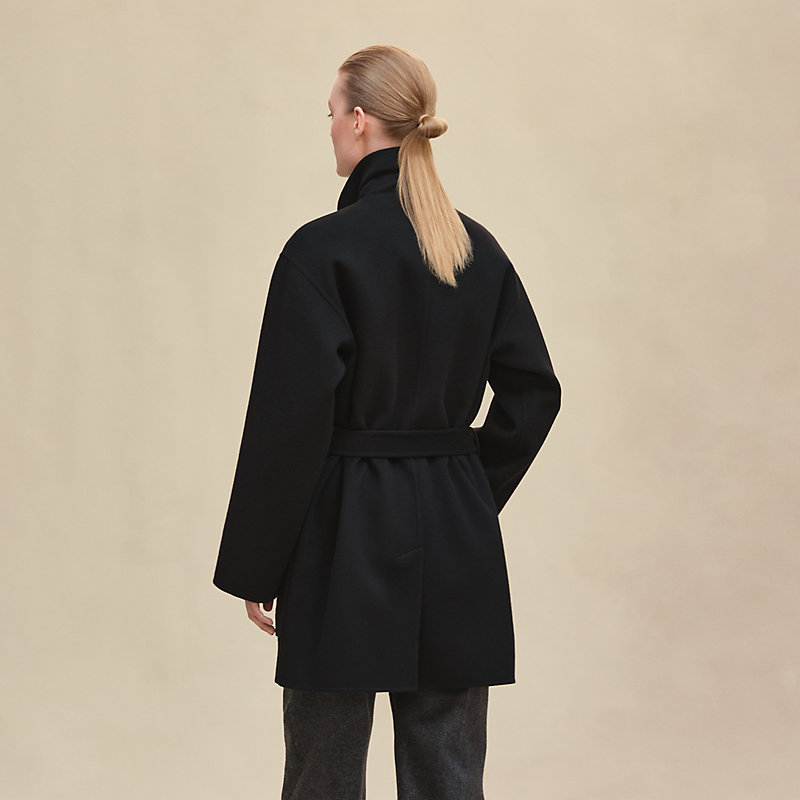 ショートコート - ブラック | Hermès - エルメス-公式サイト
