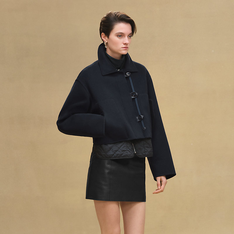 ショートコート - ブルー | Hermès - エルメス-公式サイト