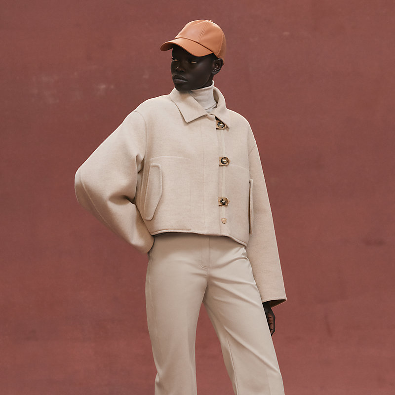 ショートコート - ベージュ | Hermès - エルメス-公式サイト