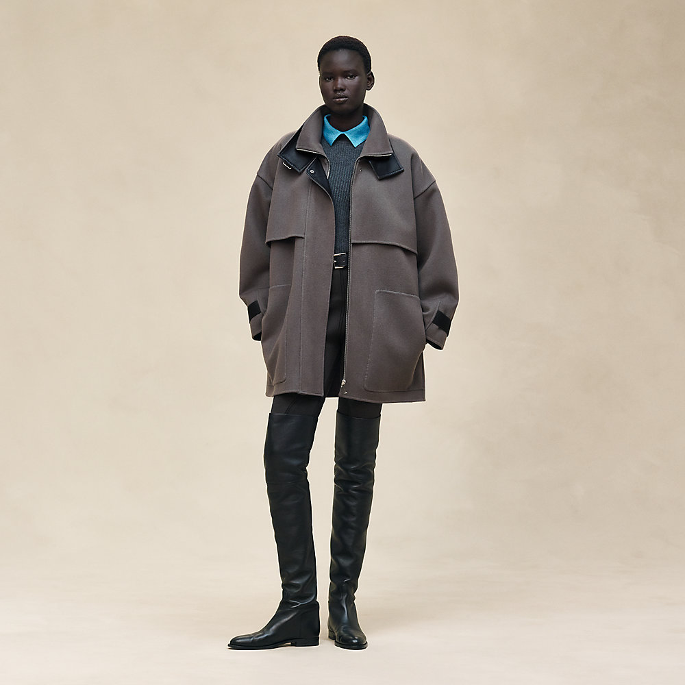 HERMES　カシミヤ　ショートコート ショートコート | Hermès - エルメス-公式サイト