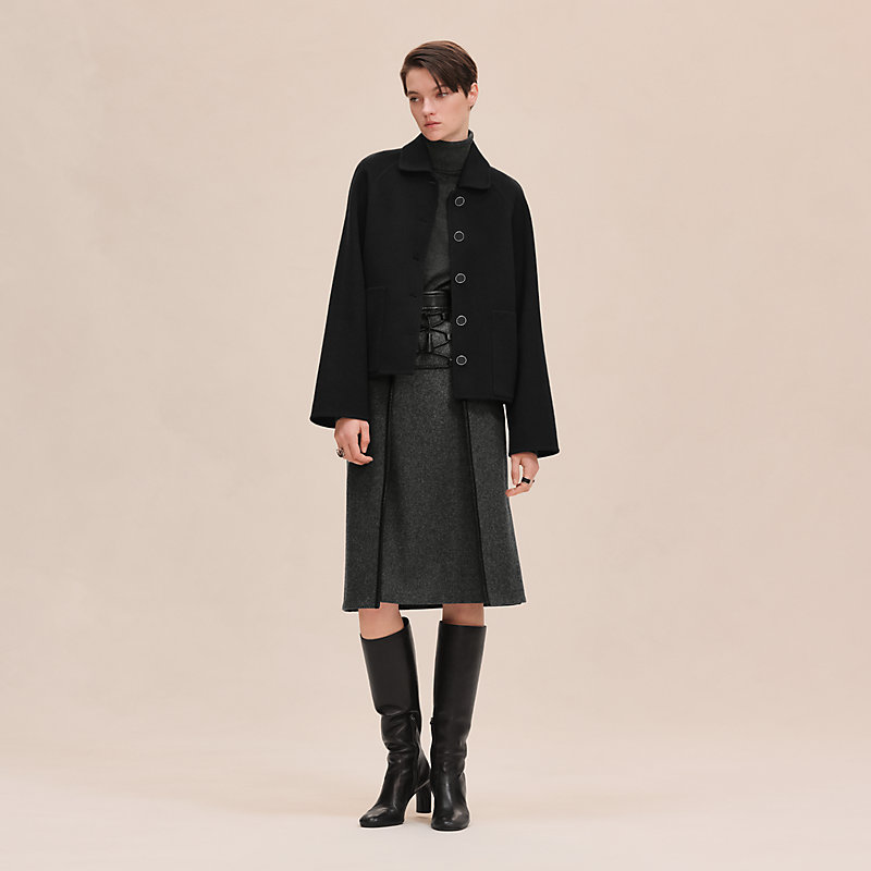 ショートジャケット - ブラック | Hermès - エルメス-公式サイト