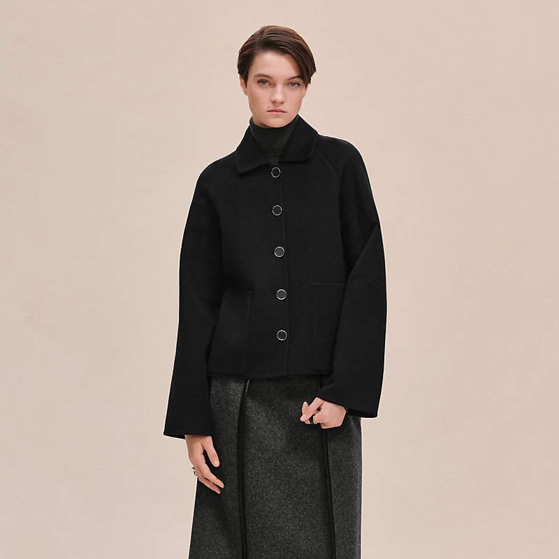 ショートジャケット - ブラック | Hermès - エルメス-公式サイト