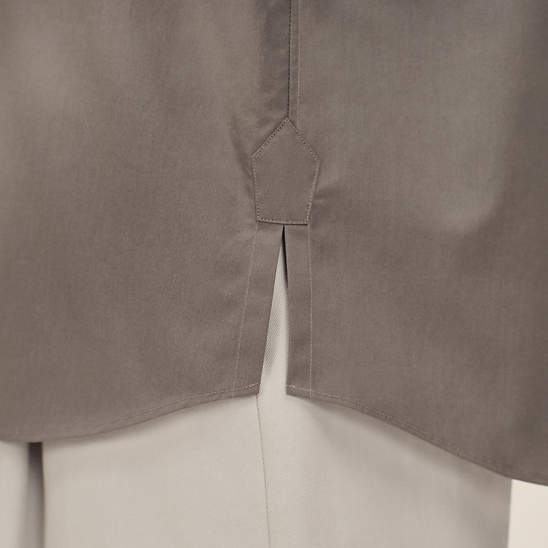 エルメス スキッパー ショートスリーブ グレー ショートスリーブシャツ | Hermès - エルメス-公式サイト