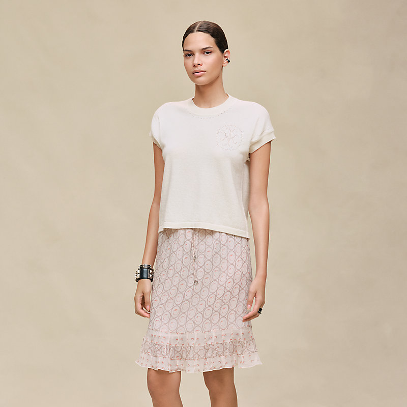 美品】HERMES 24春夏エルメスショートスリーブニットスコットランドカシミア ショートスリーブニット | Hermès - エルメス-公式サイト