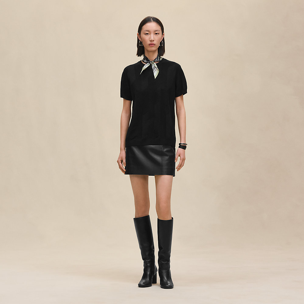 HERMES エルメス ニット ワンピース Hロゴ ショートスリーブ 36 楽天市場】エルメス ワンピース ニット 半袖 38サイズ Hロンド