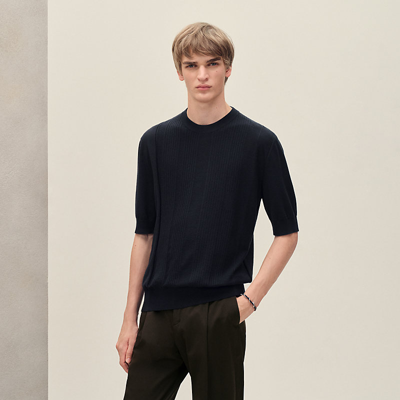 HERMES エルメス　ショートスリーブニット　34 ショートスリーブニット 《エクスリブリス》モチーフ | Hermès