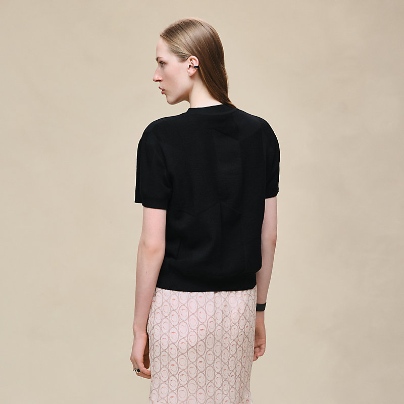 ショートスリーブニット 《Hヴォヤージュ》モチーフ | Hermès ショートスリーブニット 《Hヴォヤージュ》モチーフ | Hermès