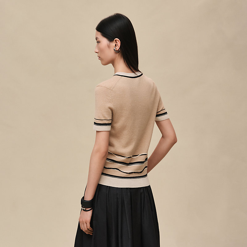 ショートスリーブニット 《エクスリブリス》モチーフ | Hermès
