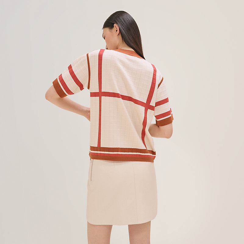 【上品な美しいライン】HERMES ショートスリーブ ニットドレス ショートスリーブニット | Hermès - エルメス-公式サイト