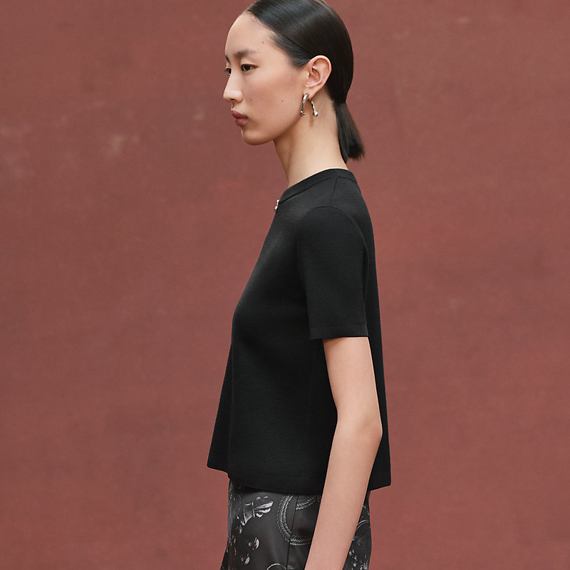 ショートスリーブニット 《パルフロワ・リミックス》モチーフ