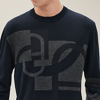 ショートスリーブニット 《マイヨン・アン・カルク》 - グレー - 3XL