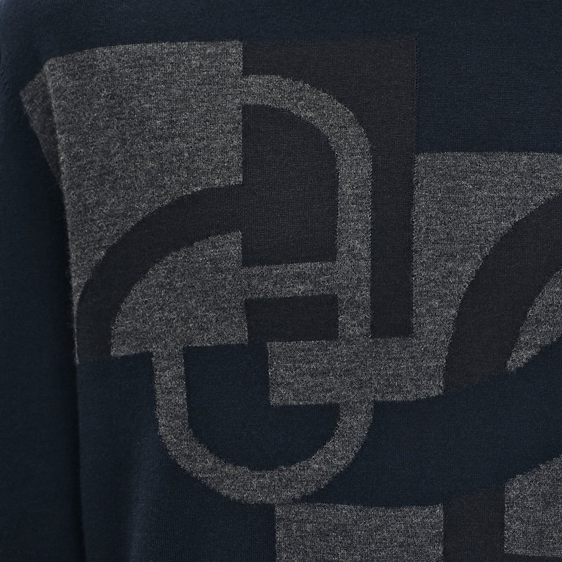 ショートスリーブニット 《マイヨン・アン・カルク》 - グレー - 3XL