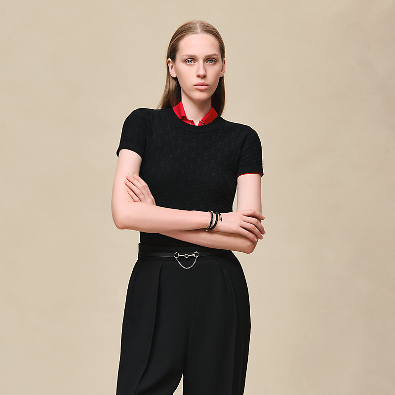 ショートスリーブニット 《メドール》モチーフ | Hermès - エルメス