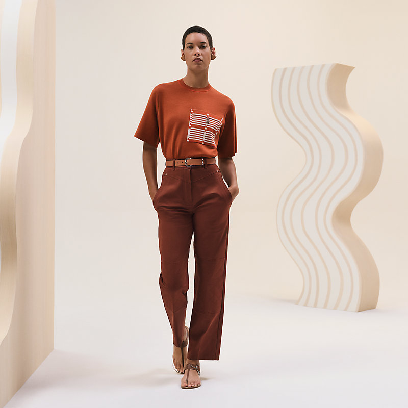 HERMES エルメス　ウールショートスリーブ　ワンピース 24021906.jpg
