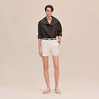 セリーヌ コットン×ポリエステル ショートパンツ 38 レディース