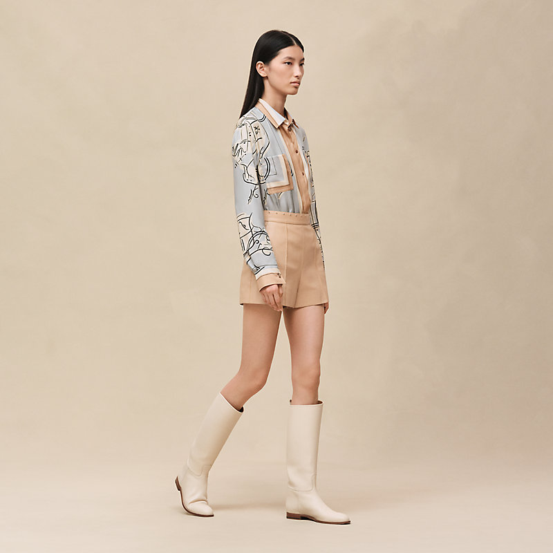 エルメス HERMES　ショートパンツ　麻 ショートパンツ | Hermès - エルメス-公式サイト