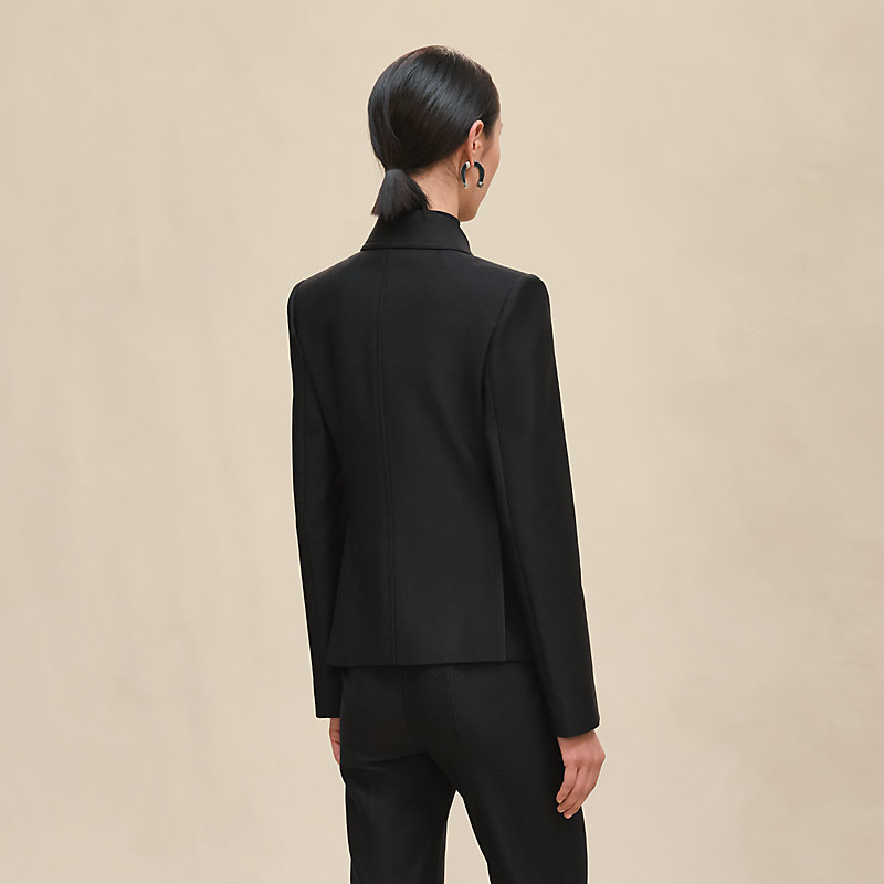 ショートピーコート - ブラック | Hermès - エルメス-公式サイト